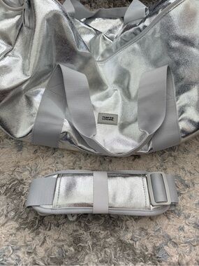 Metallic Silver Weekender Tote Bag - Chipotle Collectible
